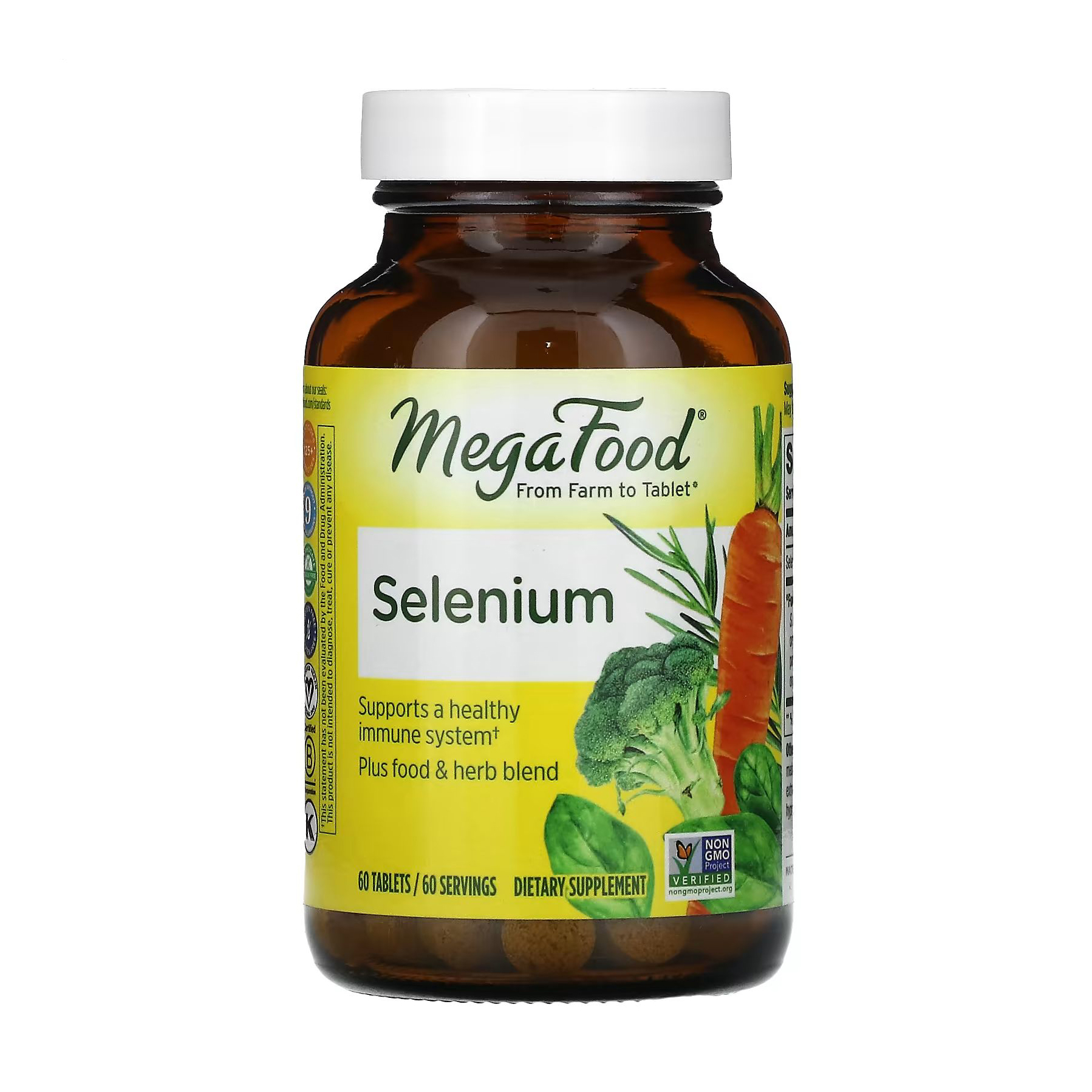 Селен MegaFood Selenium, 60 таблеток