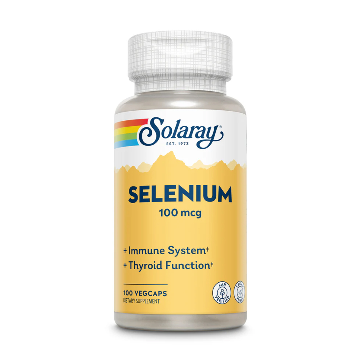 Селен Solaray Selenium, 100 мгк, 100 вегетаріанських капсул